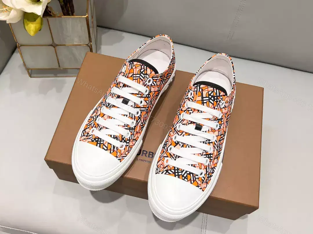 View 5 of BURBERRY CHECK COTTON SNEAKERS – BBR129