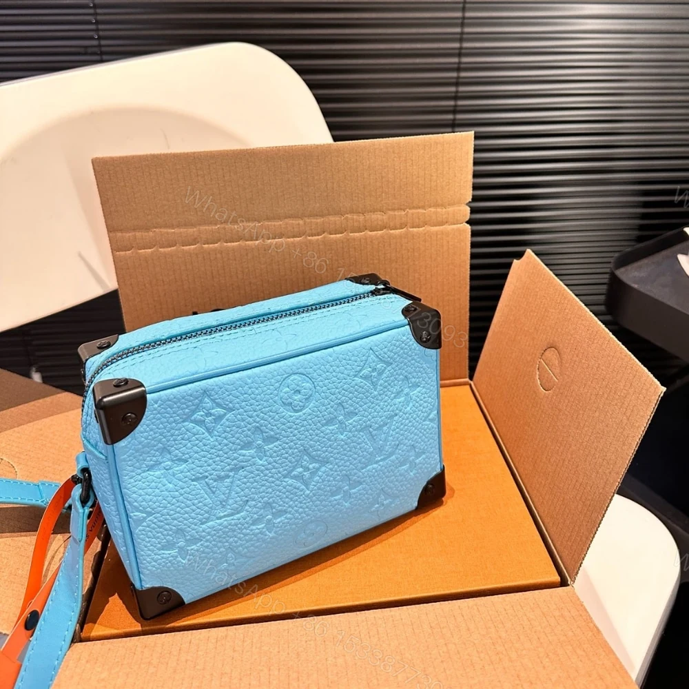 View 7 of Louis Vuitton Mini Soft Trunk Turquoise 18Cm M11673