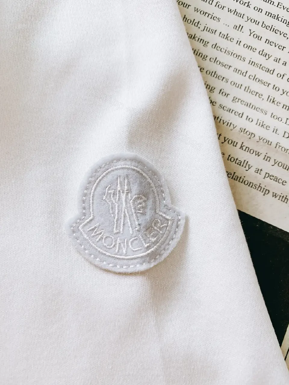 View 3 of Graphic Mountain Tee: White Cotton, Clean Luxe Style, Centered Graphic