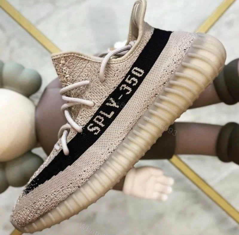 View 4 of First Copy Adidas Yeezy Boost 350 V2 Slate Semi UA With Accessories