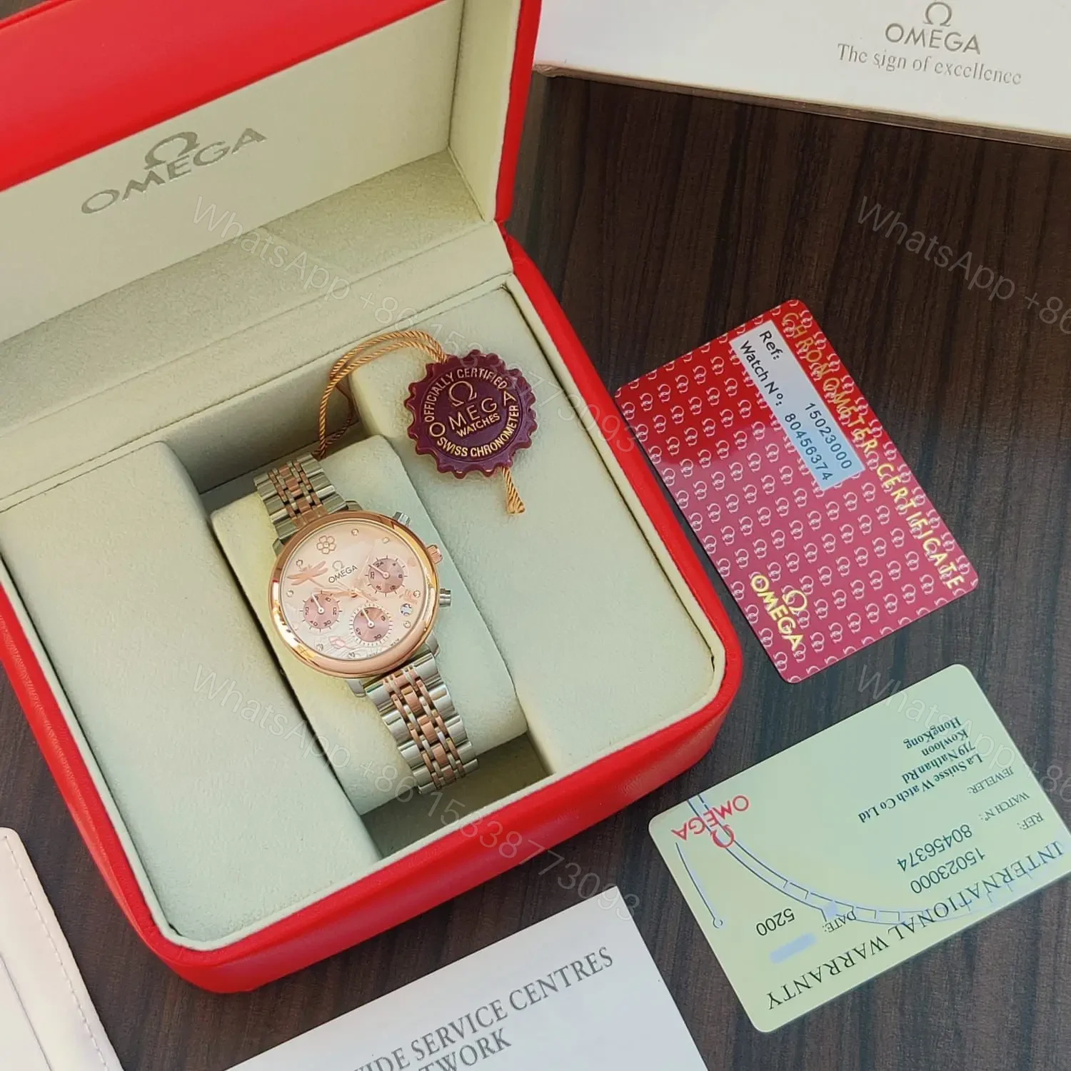 View 2 of #Omega #For her #7AA #Features-•Case size-33mm