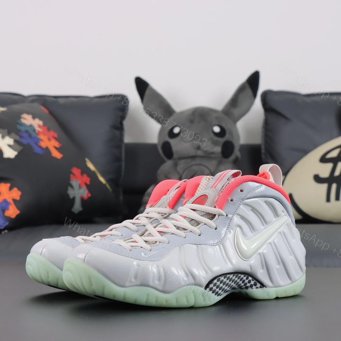 View 8 of Foamposite Pro “’Pure Platinum”