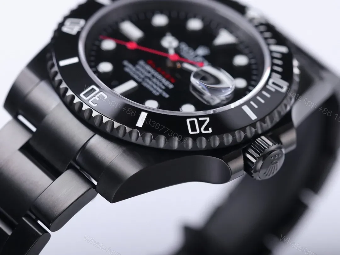 View 4 of OW Factory Clean Factory V9 Rolex Submariner Date Black PVD Stainless Steel Watch – Black Dial