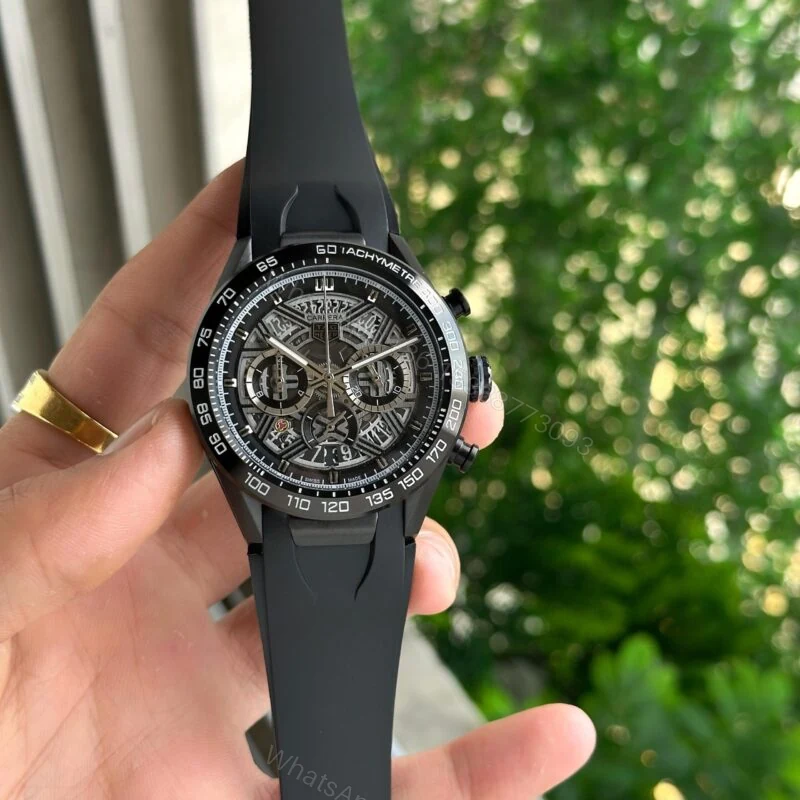 View 2 of Tag Heuer Carrera Chronograph Black 44mm Quartz