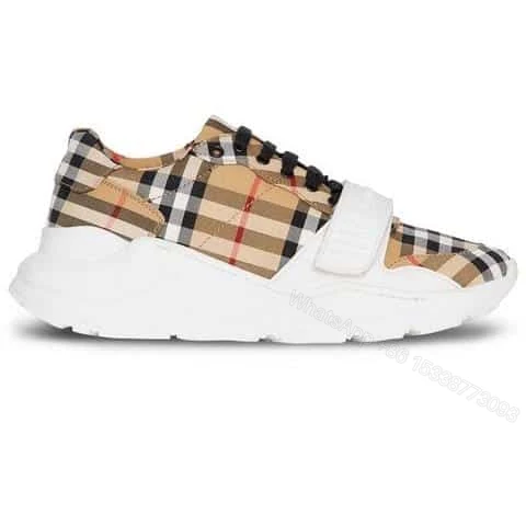 BURBERRY VINTAGE CHECK COTTON SNEAKER – BBR1 — view 1