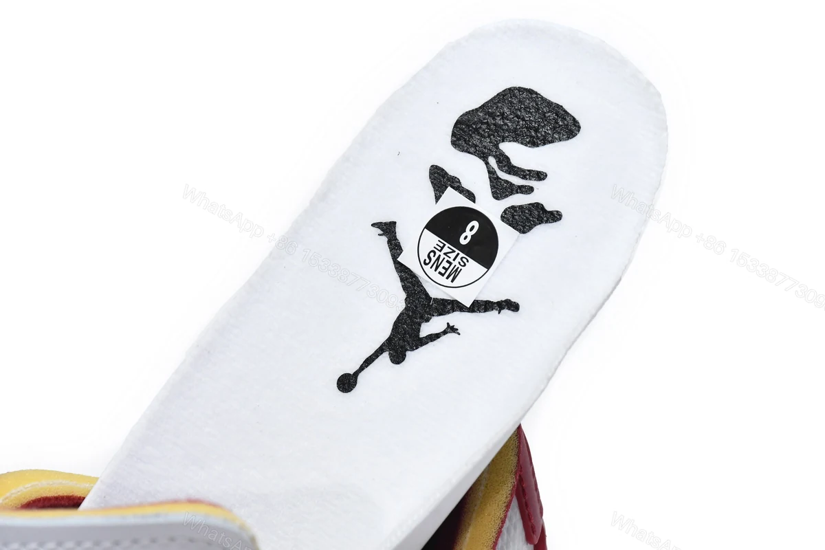 View 8 of Off White x Air Jordan 2 Retro Low SP White and Varsity Red DJ4375-106