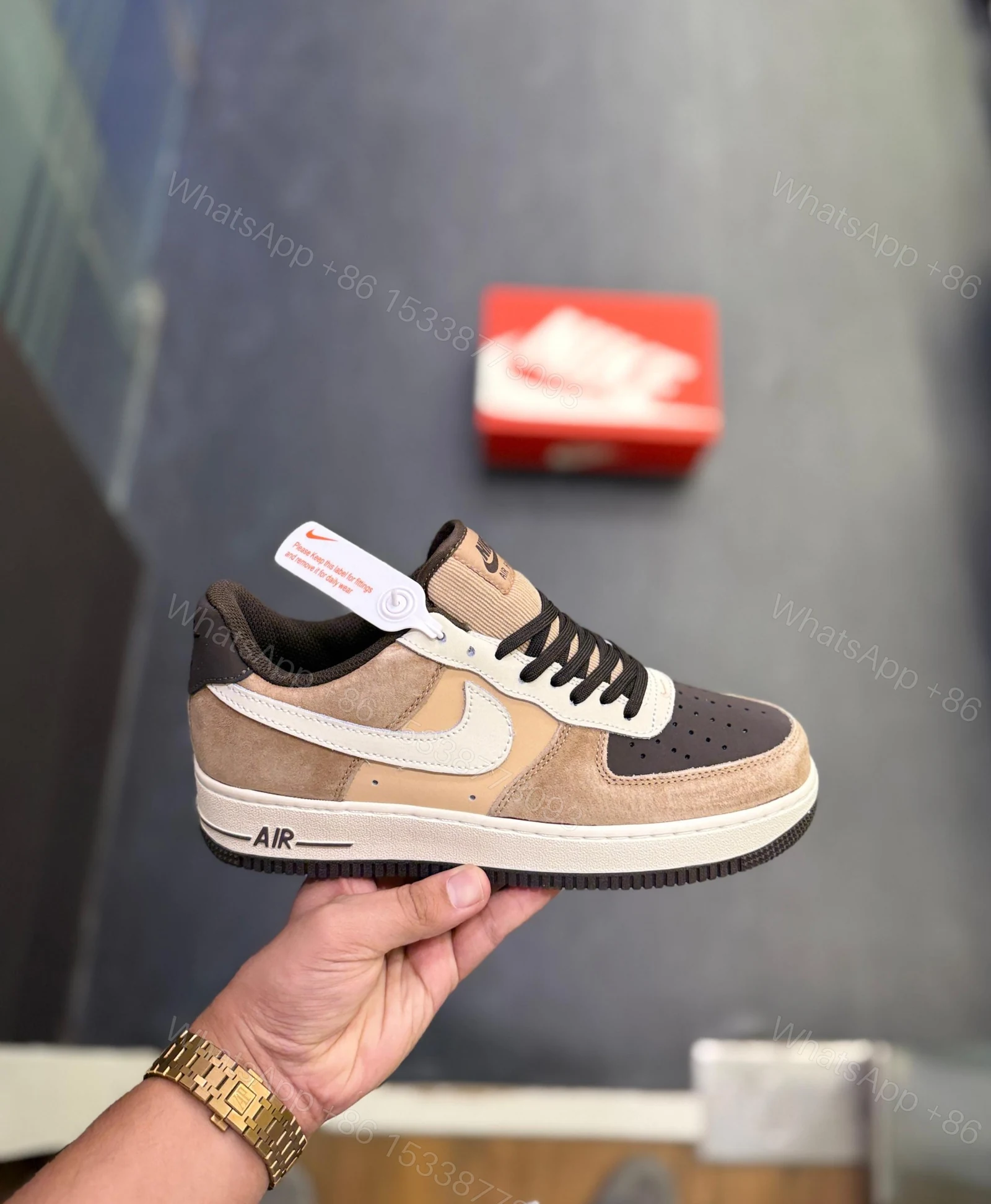 View 5 of First Copy Nike Air Force 1 Hemp Coconut Milk – Premium Imported Street Sneakers