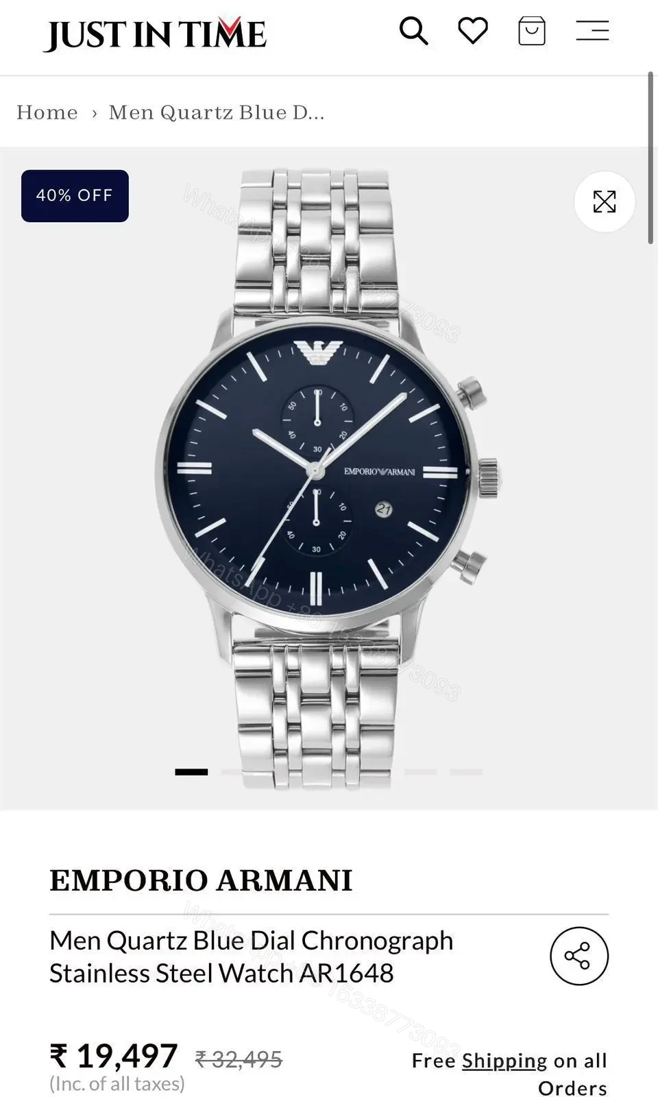 View 3 of Armani Slim machine