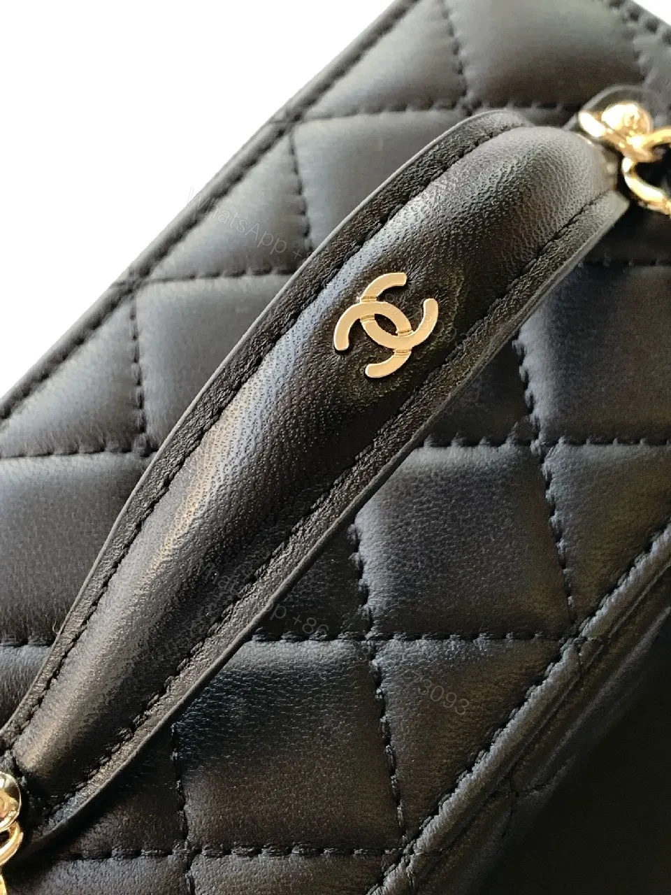 View 5 of Quilted Crossbody: Gold Hardware, Compact Chic Style