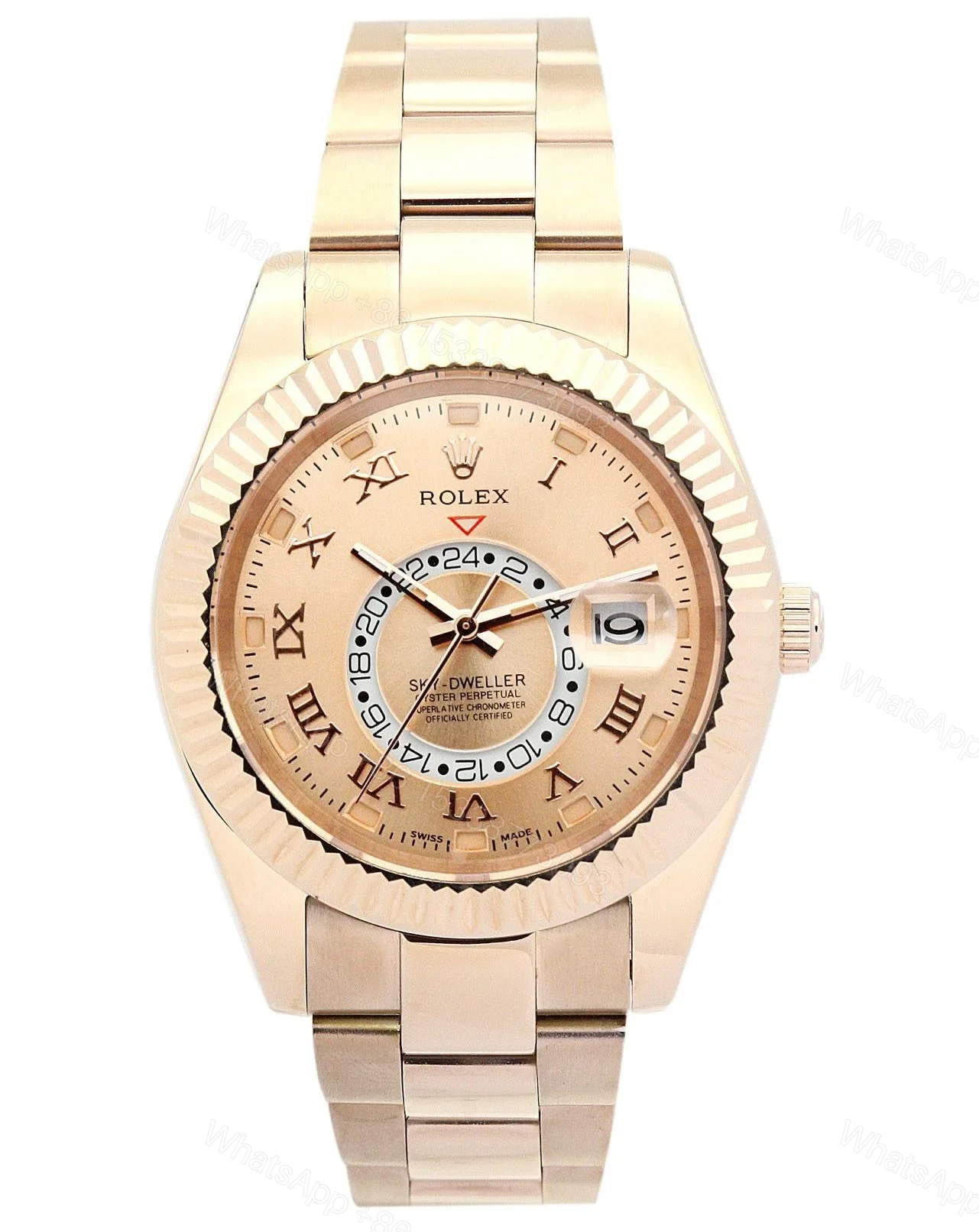 Replica Rolex Sky-Dweller Champagne Dial 326938-2 — view 1