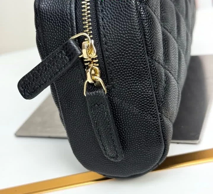 View 7 of Chanel Mini Bowling Clutch with Chain Dupe 62153