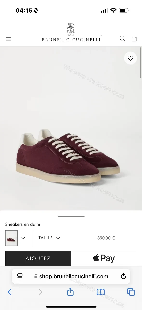 View 3 of Burgundy Suede Low-Top Sneaker | Refined Comfort, All-Day