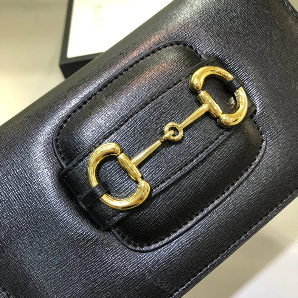 View 5 of Gucci Horsebit 1955 Wallet With Chain Black 20Cm 621892 0YK0G 1000