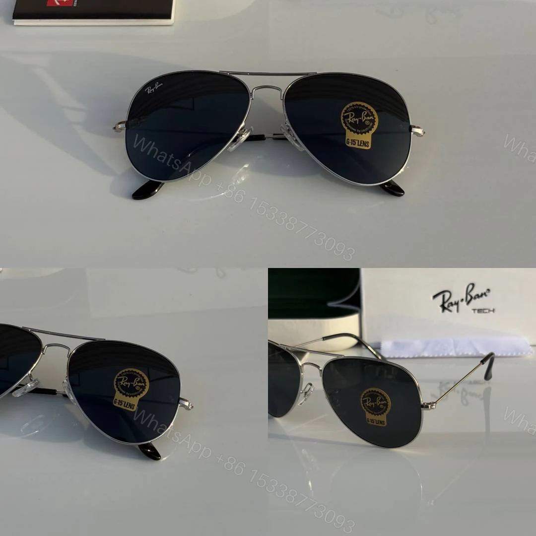 View 2 of First Copy Rayban 3026 Silver Black