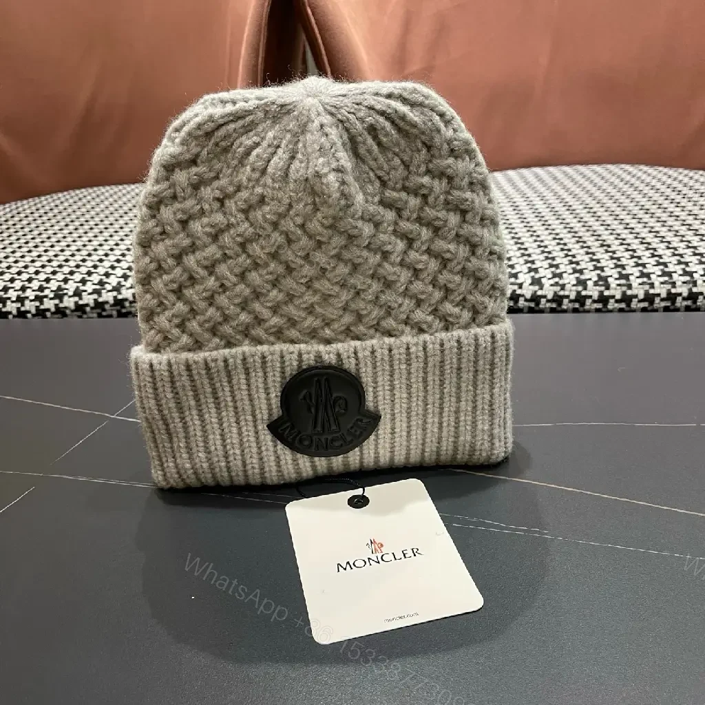 View 7 of Cozy Knit Beanie in Gray: Premium Textured Warmth