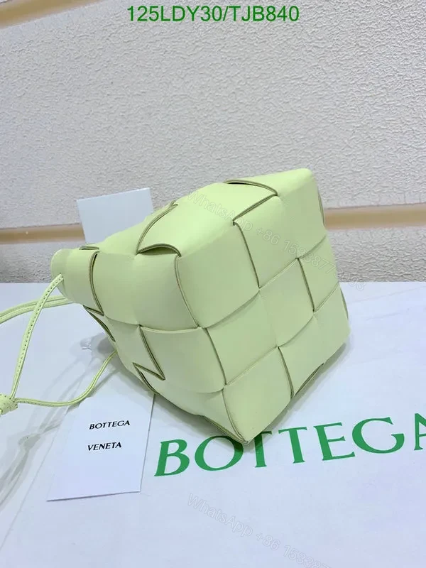 View 73 of Bottega Veneta Small Cross-Body Bucket Bag in Red BVF4722