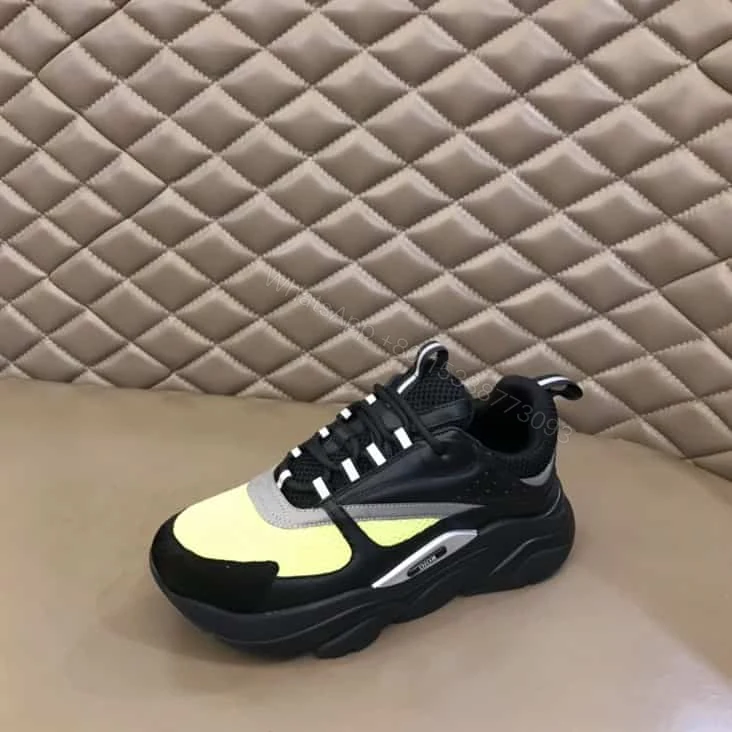View 3 of B22 SNEAKER TECHNICAL MESH WITH AND CALFSKIN – CD100