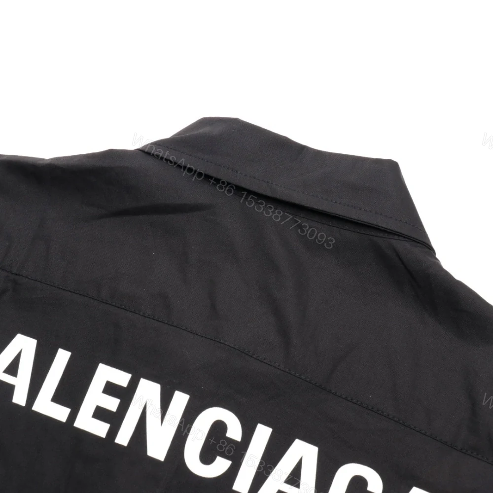 View 4 of 高仿Balenciaga*SS24系列725377長袖襯衫黑色
