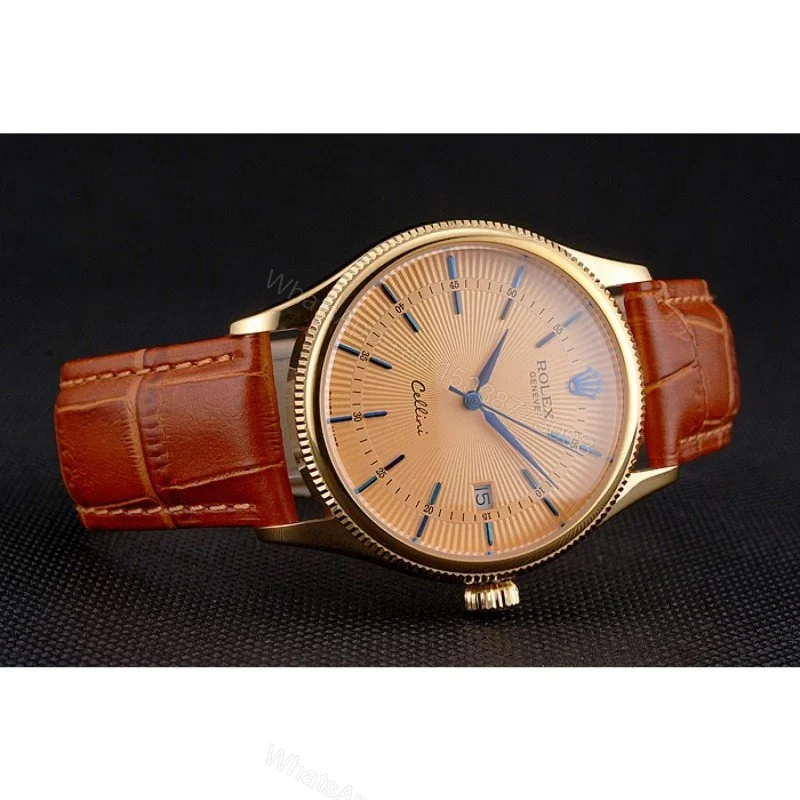View 4 of Superclone Rolex Cellini Gold Dial REP016797