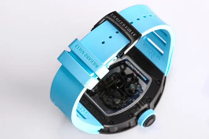 View 8 of EUR Factory Richard Mille RM055 Blue Carbon Watch