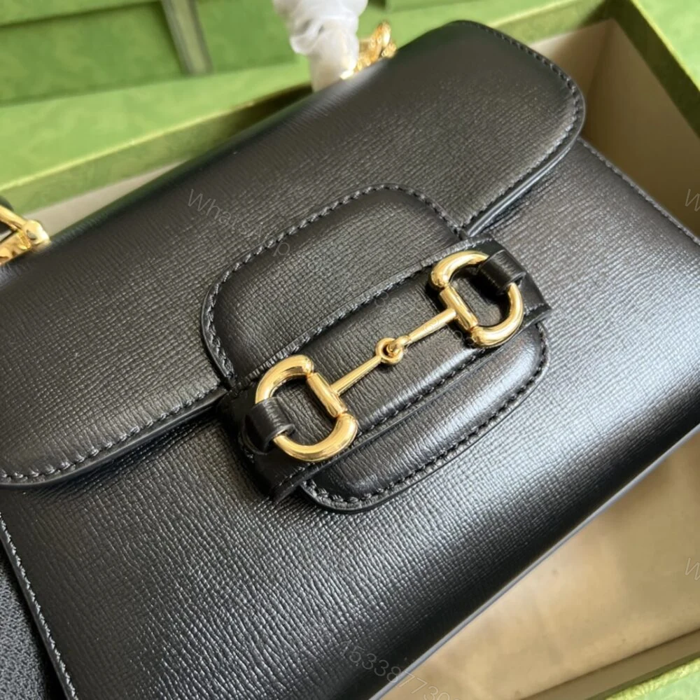 View 3 of Gucci Horsebit 1955 Mini Bag Black 22Cm