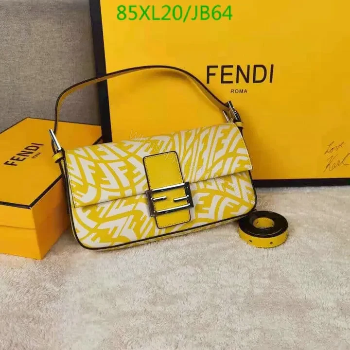 View 3 of Fendi AAAA Copy 1997 Baguette FF Vertigo Shoulder Bag JB699574