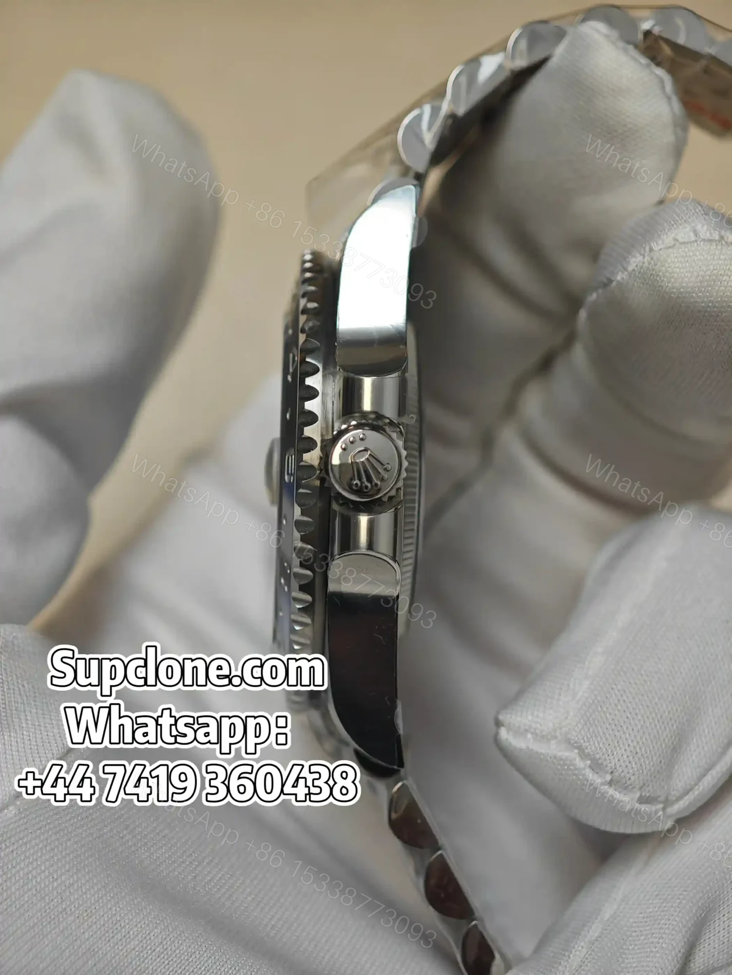 View 12 of Rolex Super Clone Watches 1:1 Batgirl GMT-Master II 126710BLNR DD3285 Movement