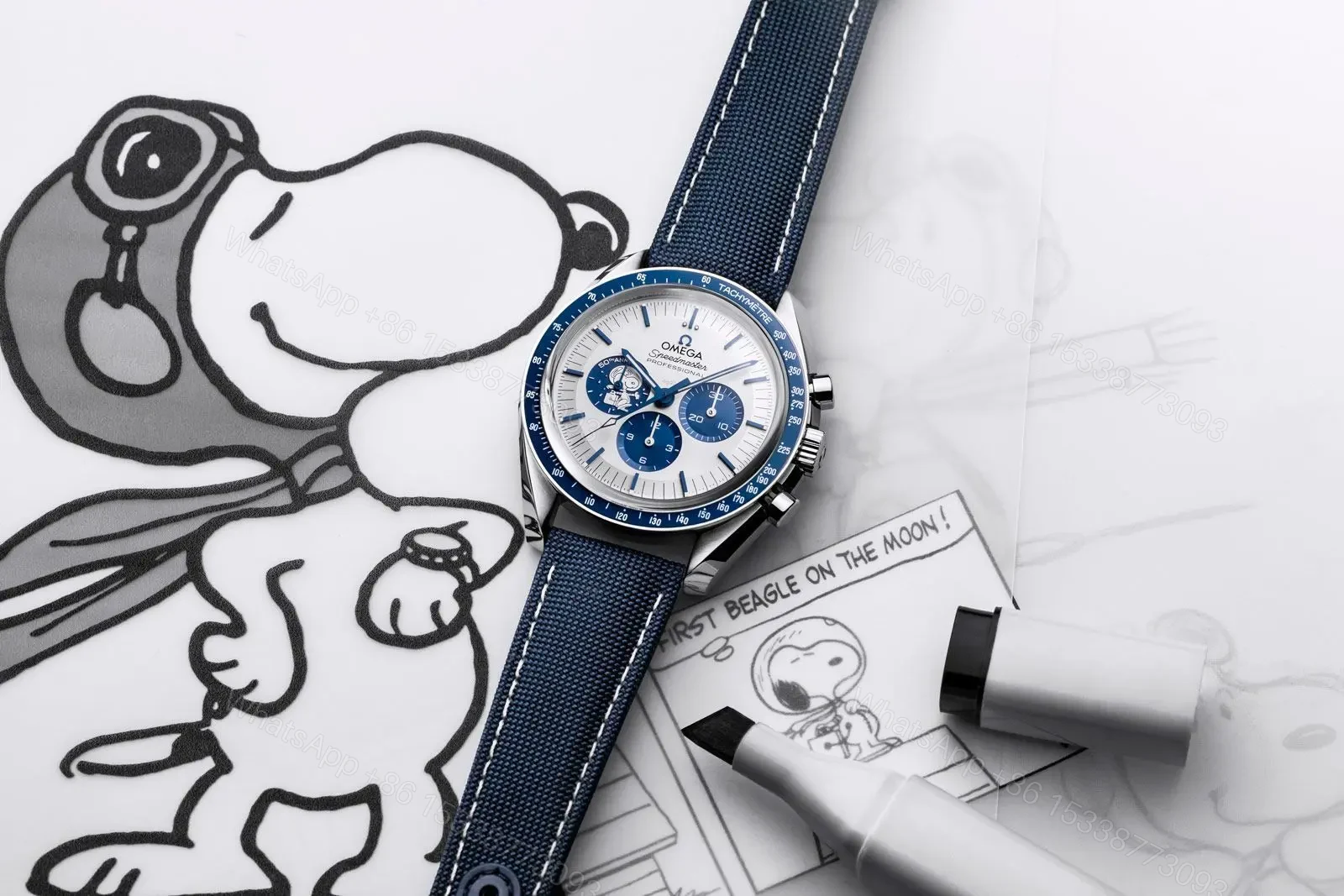 View 3 of # Omega # For Men # 7AA Premium Collection # Model – 50th Anniversary (Apollo 11)