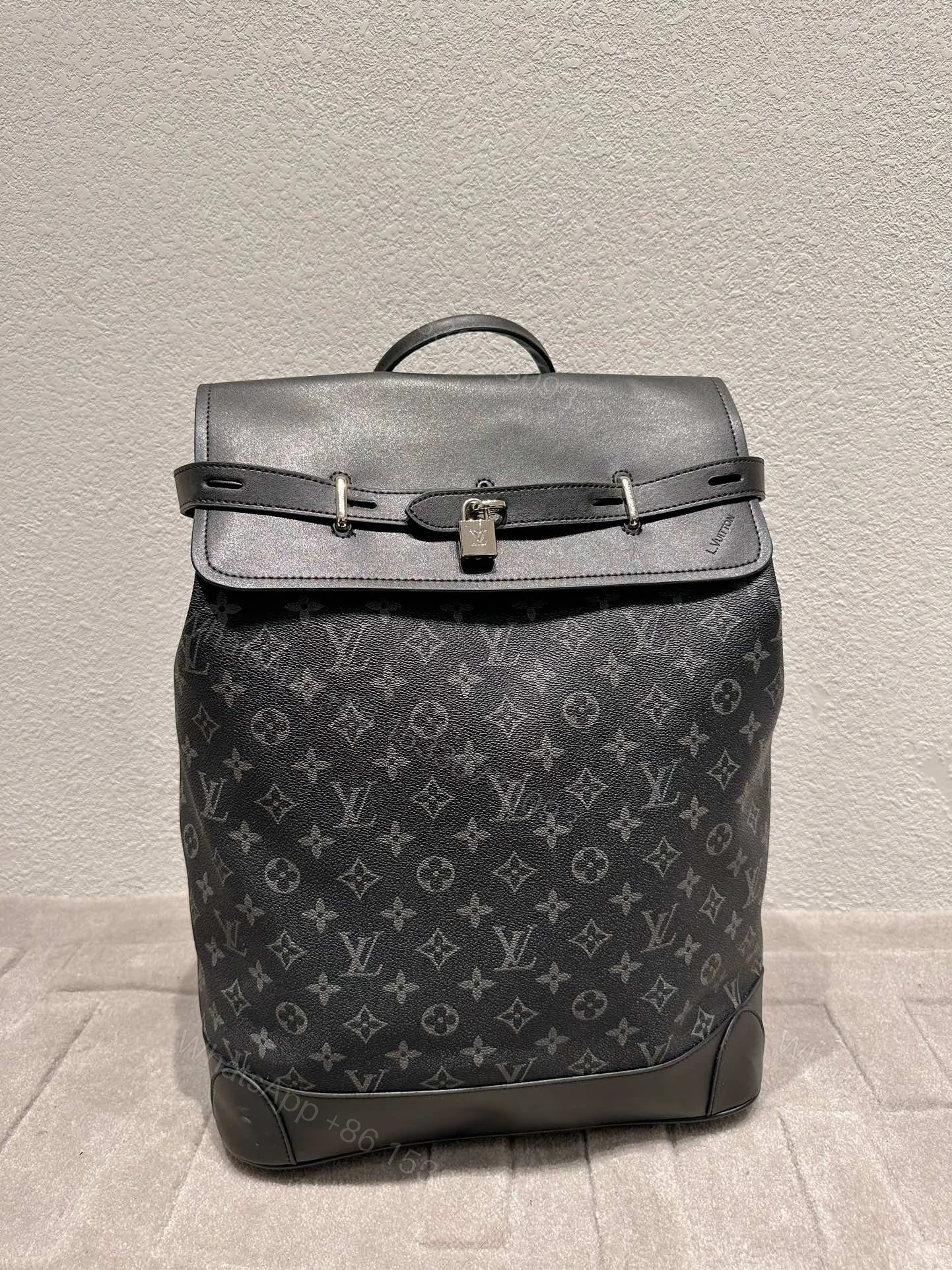 View 9 of Louis Vuitton Monogram Eclipse Steamer Backpack