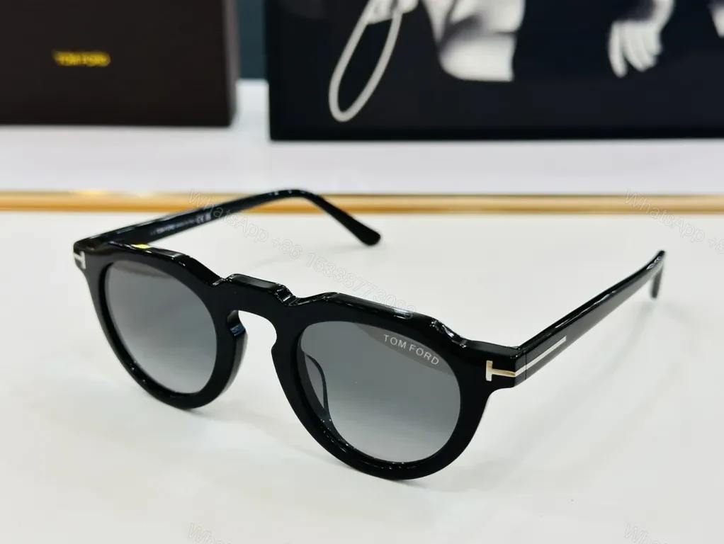 View 6 of Transparent Frame Gradient Blue Sunglasses â€“ Modern Luxe Style