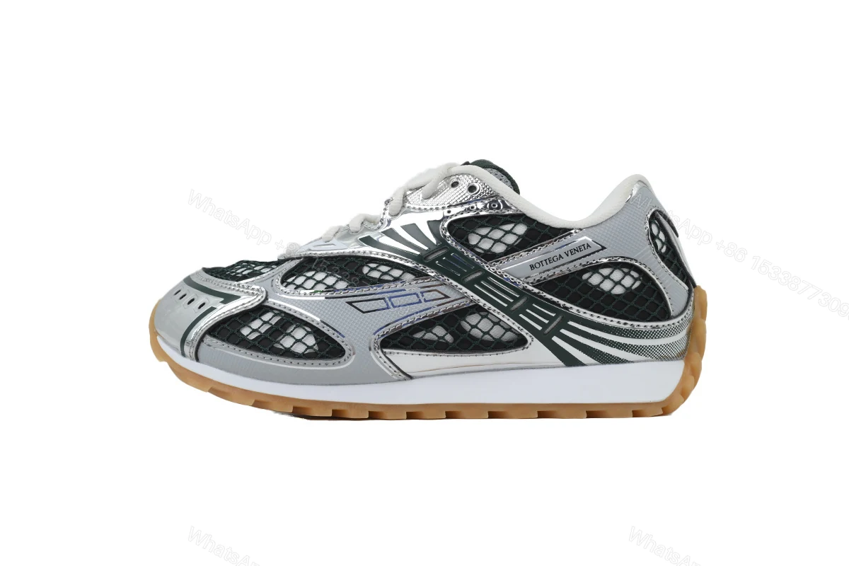 View 15 of Bottega Veneta Orbit Dark Green Silver