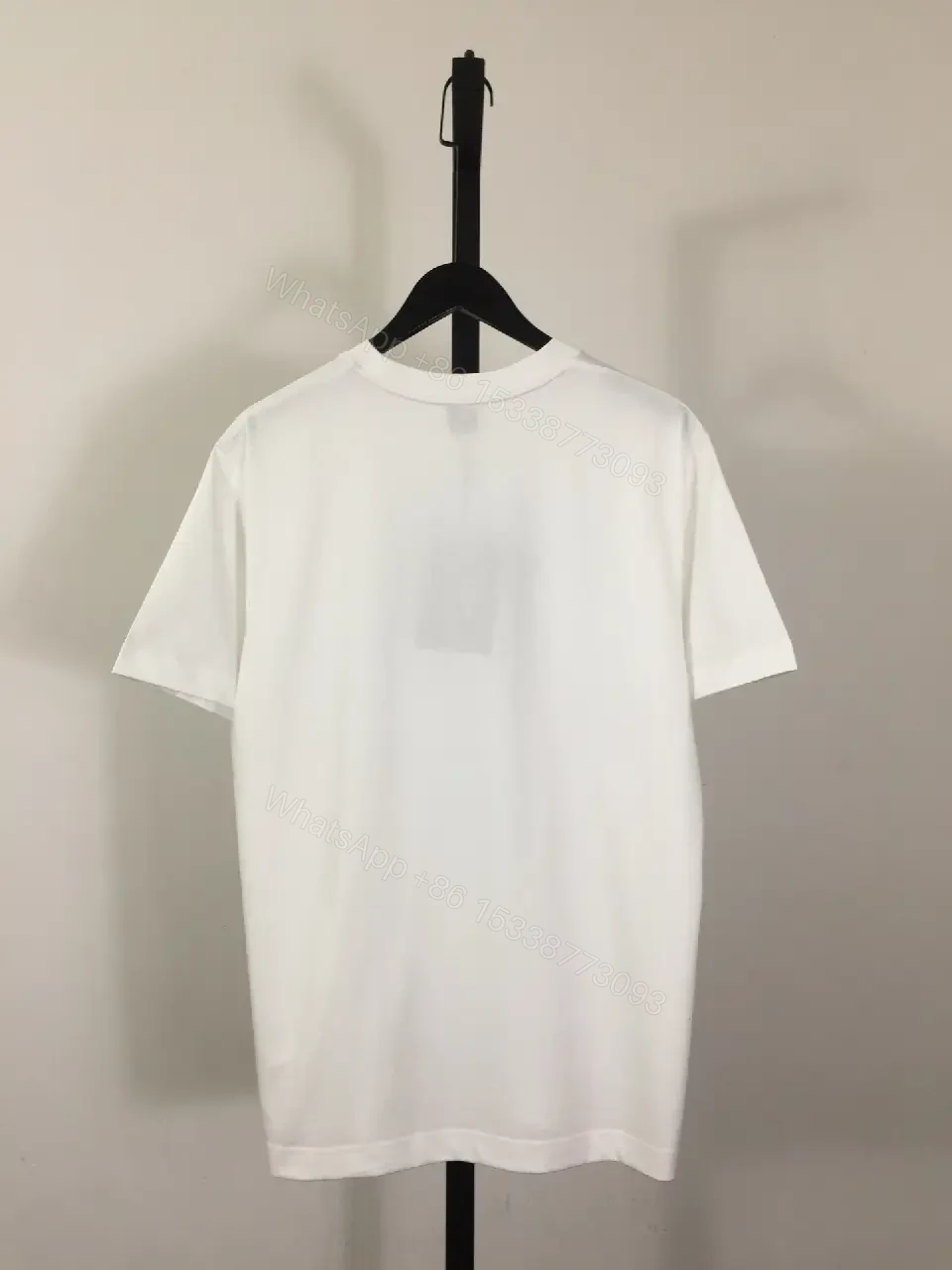 View 7 of White Premium Cotton Tee - Subtle Art, Luxe Minimalist, Classic Crew Comfort