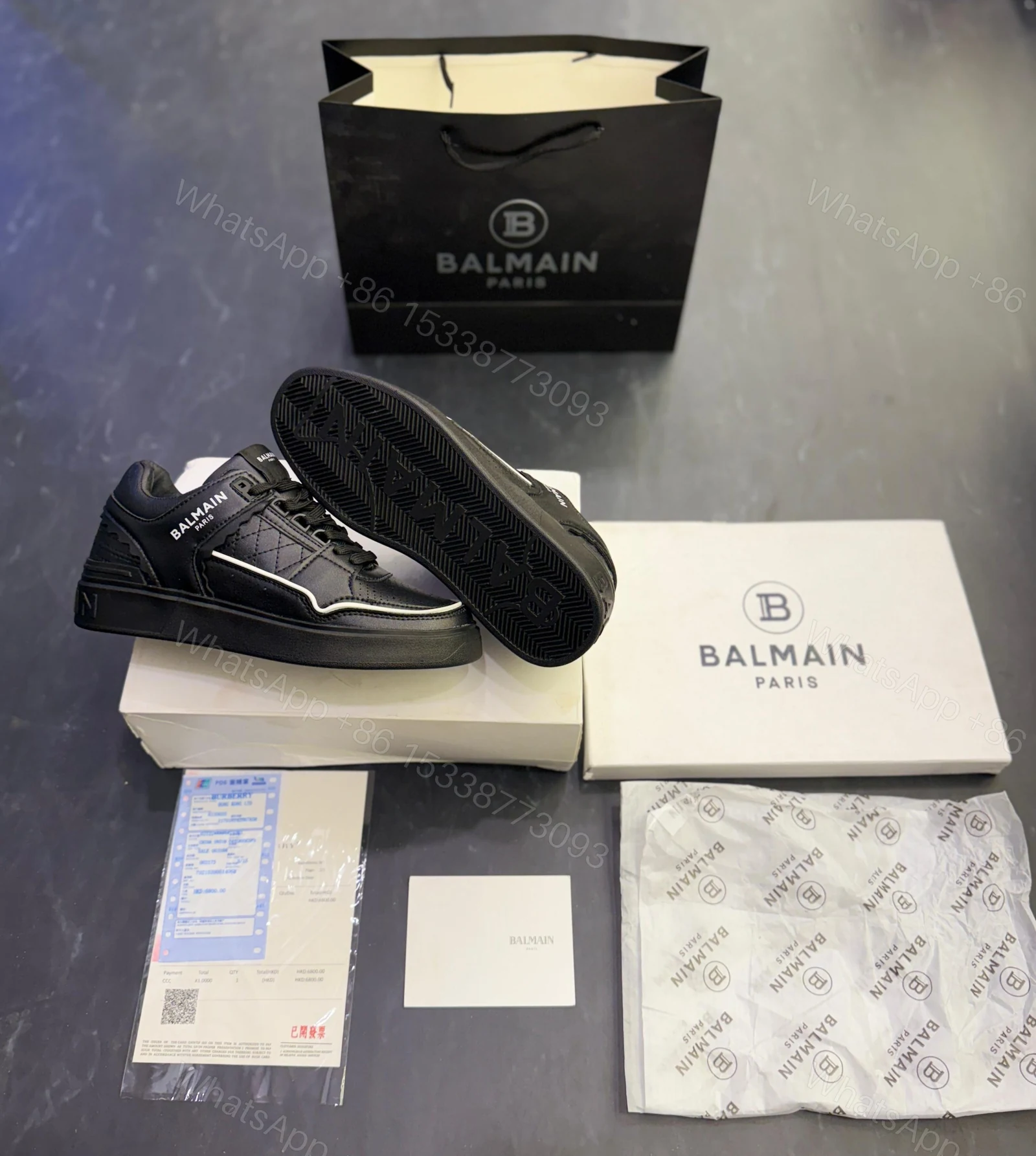 View 3 of FIRST COPY BALMAIN PARIS Original quality sneaker