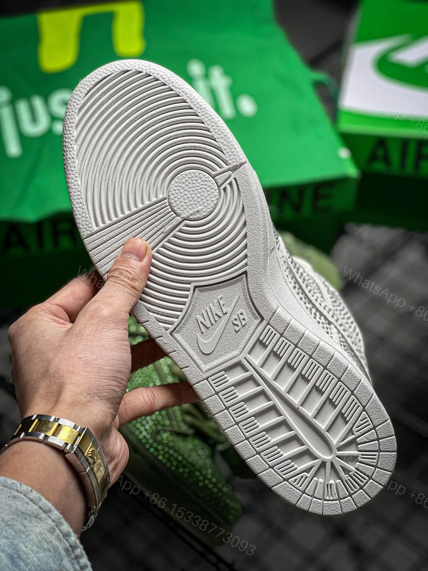 View 8 of Cactus Plant Flea Market x NiKe Dunk Lows Silver Replica