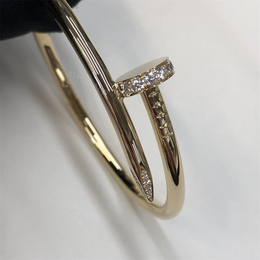 View 3 of Cartier Juste Un Clou Bracelet Tip Diamonds Classic B6048617