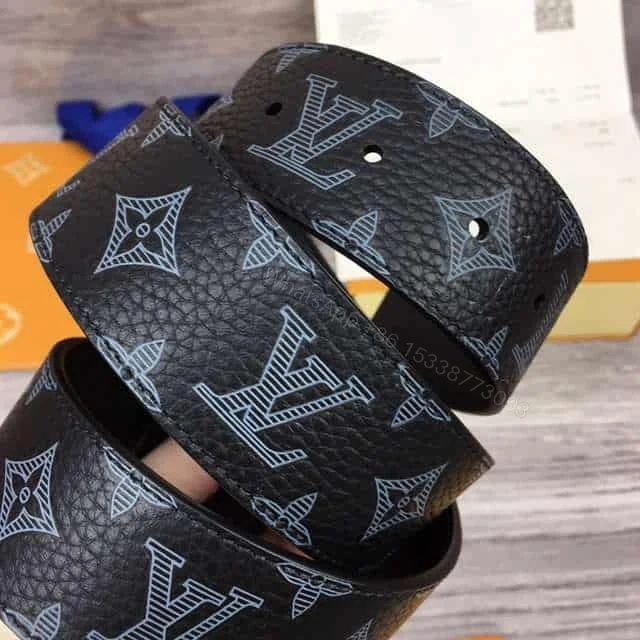 View 8 of LOUIS VUITTON INITIALES 40MM REVERSIBLE MONOGRAM CANVAS BELT – B103