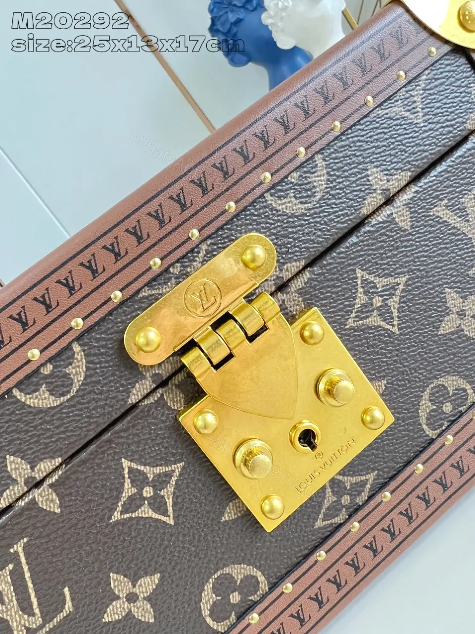 View 3 of Lux Pallet Monogram Box: Structured Carry Case