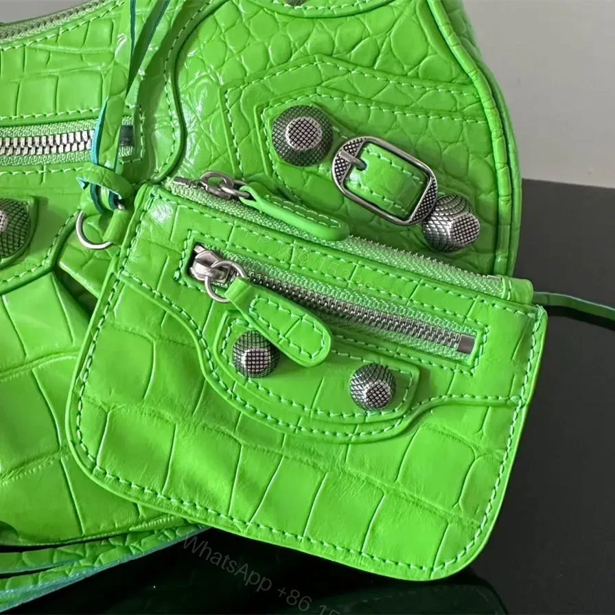 View 11 of 高仿Balenciaga*LeCagole系列餃子包蘋果綠S