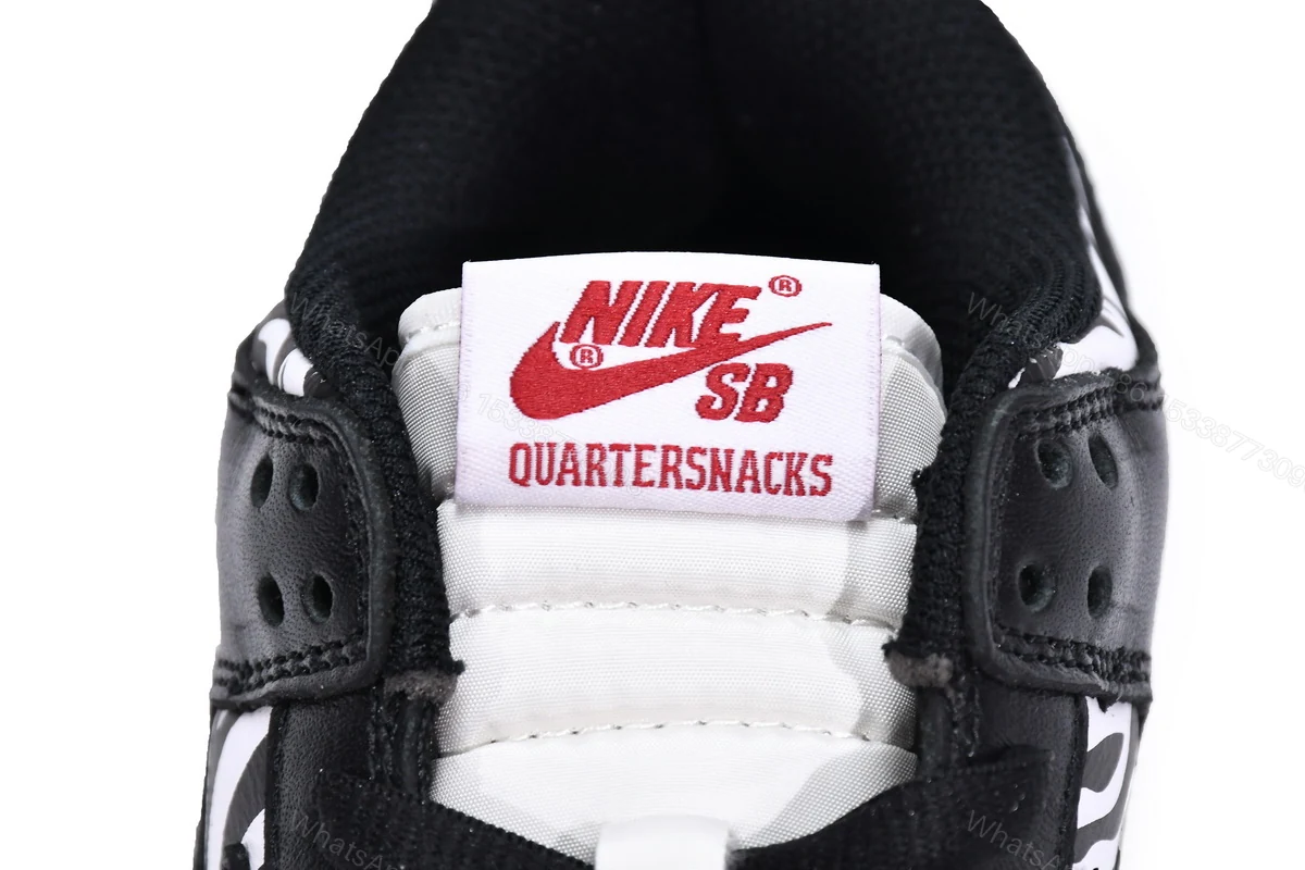 View 4 of Quartersnacks x Nike SB Dunk Low Zebra DM3510-001