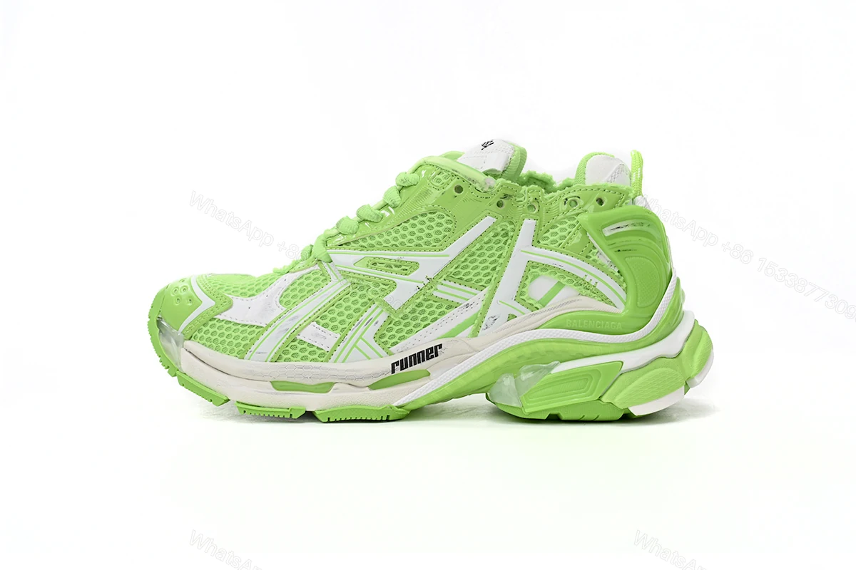 View 14 of Balenciaga Runner White Green 677402 W3RBM 3590