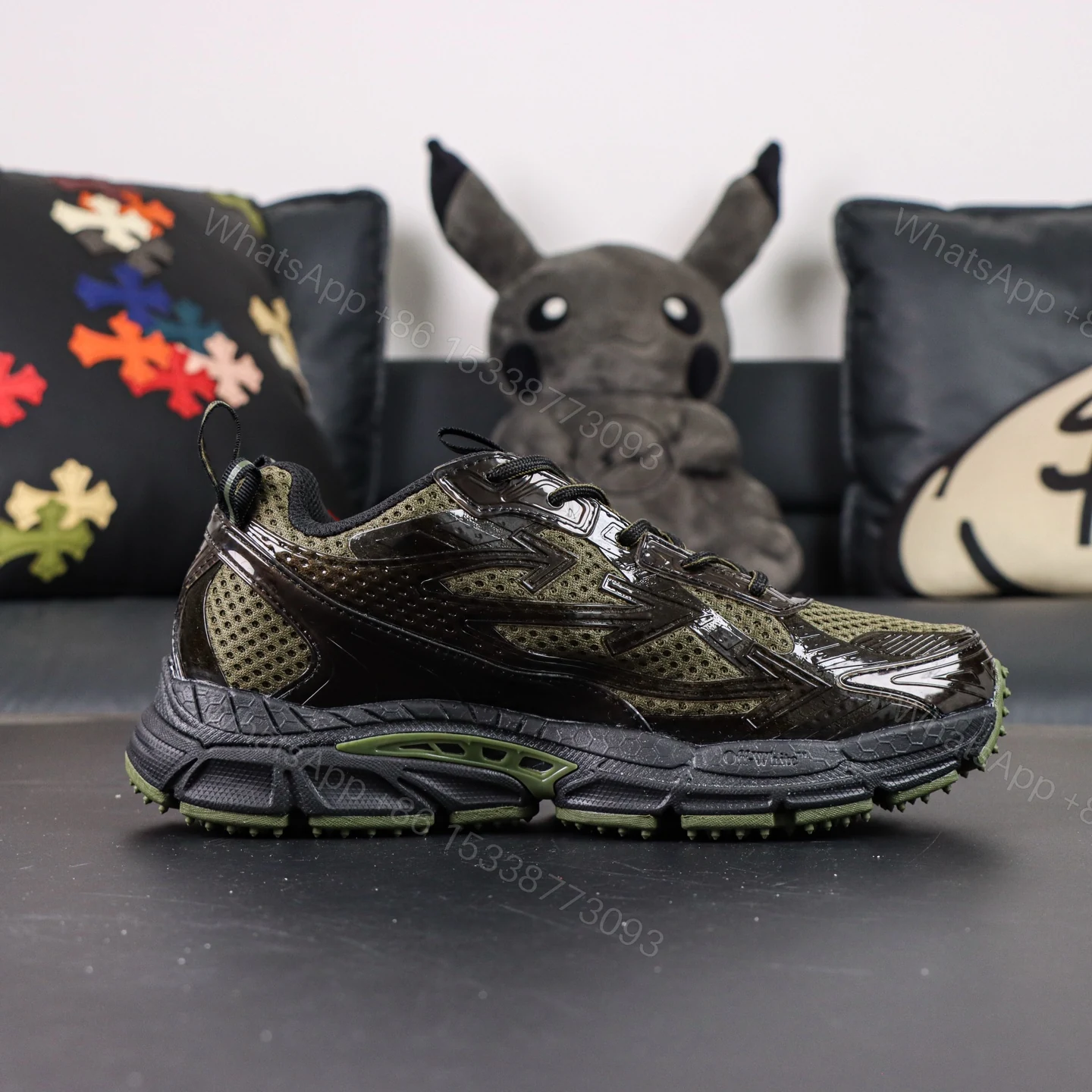 View 2 of Off White Be Right Back Black Olive