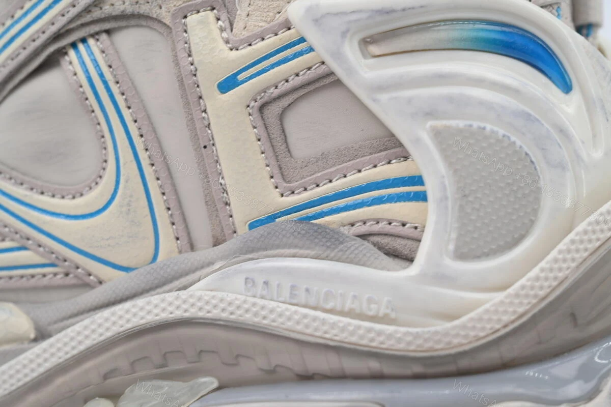 View 4 of Balenciaga Runner Sneaker Brown Blue 772767 W3RNY 2240