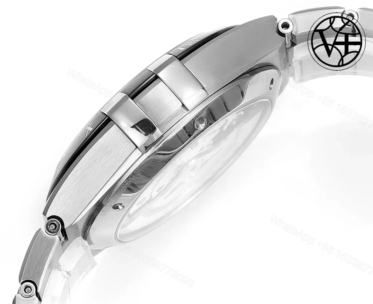 View 6 of Omega Constellation Super Clone Black Dial Steel Bracelet Premium 41MM OMEGA-CONST-BLK41-SS