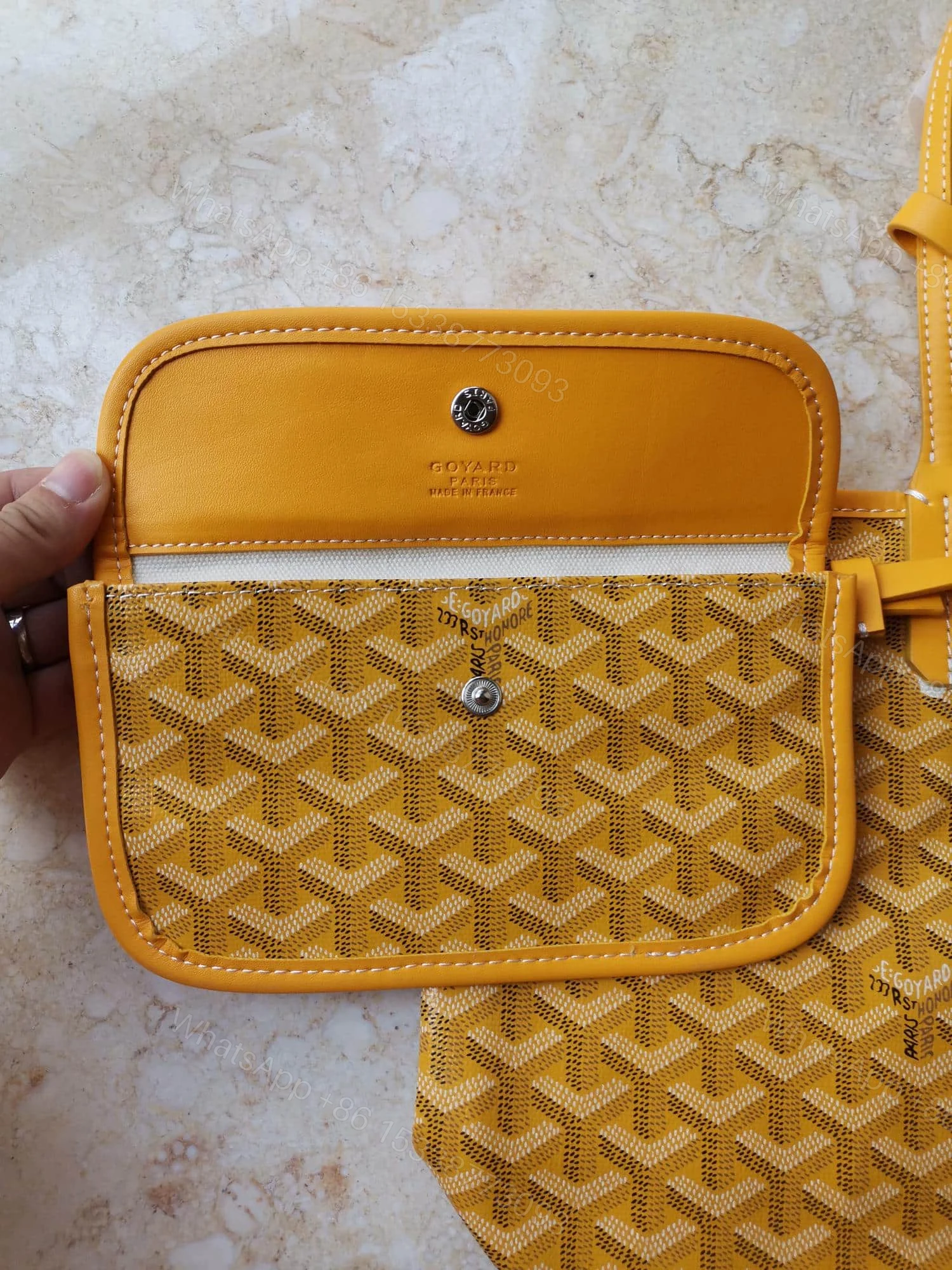 View 4 of GOYARD ANJOU PM BAG YELLOW 50CM ANJOUSPMLCG08TY08P