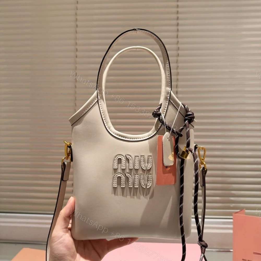 View 2 of MIUMIU IVY BAG CHALK WHITE 20CM