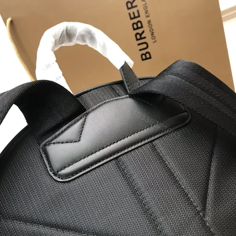 View 3 of Dark Charcoal Burberry Backpack: Refined Everyday Luxury