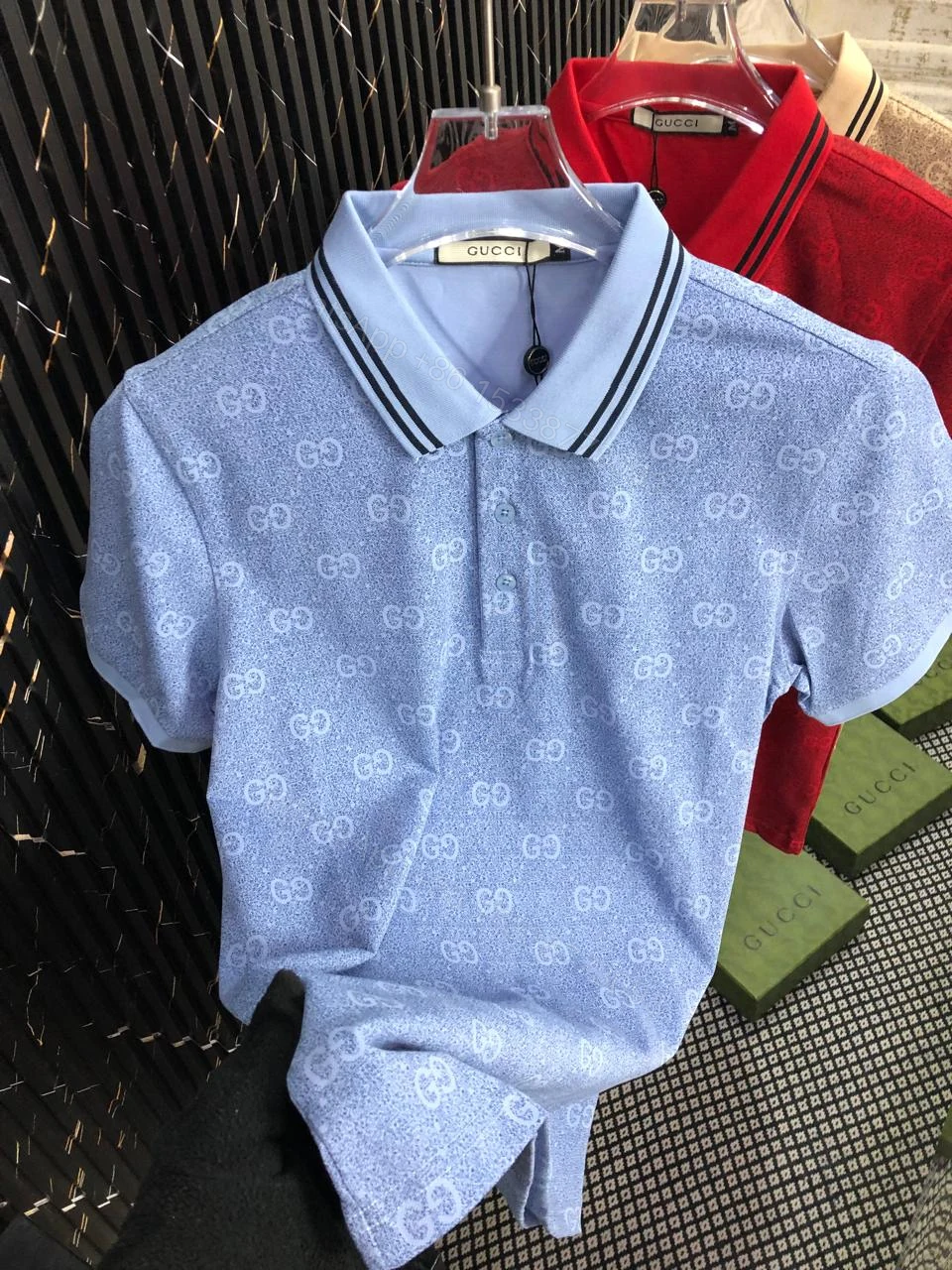 View 3 of FIRST COPY GUCCI IMPORTED LYCRA POLOS