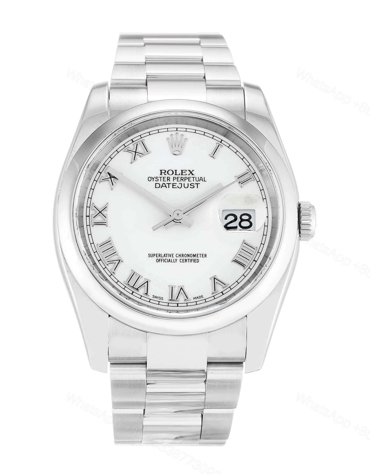 ROLEX DATEJUST116200 36MM WHITE DIAL — view 1