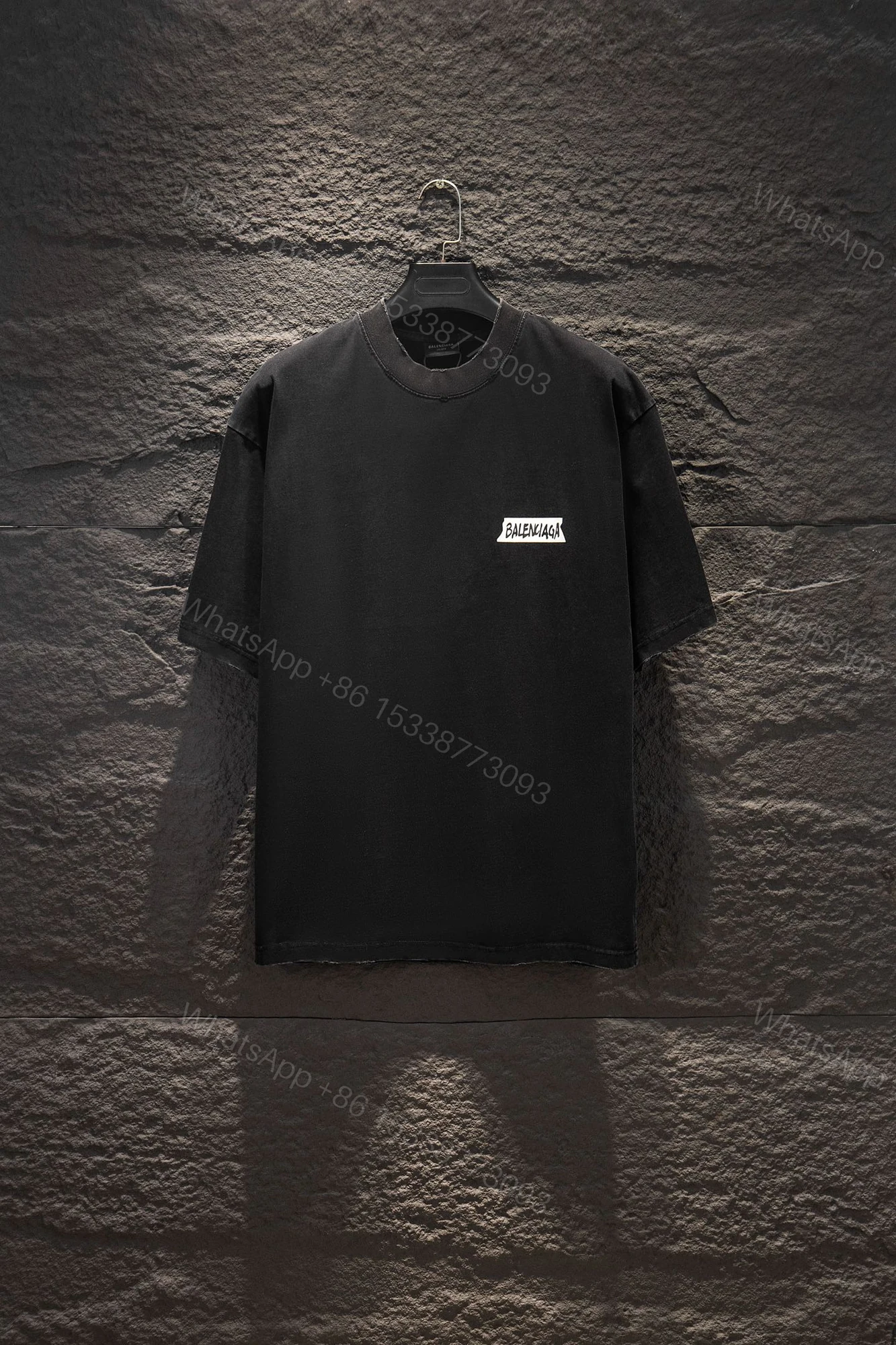 Balenciaga 一比一 男款 簡約品牌LOGO短袖T恤 潮流寬鬆百搭款 — view 1