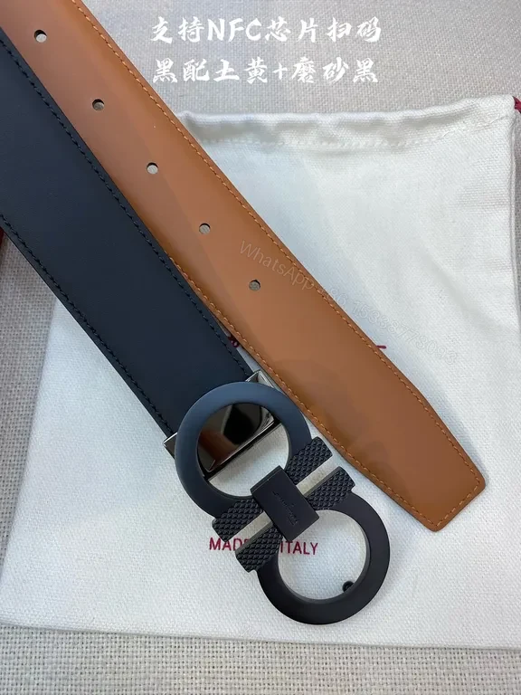View 4 of Gancini Italian Leather Belt â€“ Refined Everyday Luxury Belt